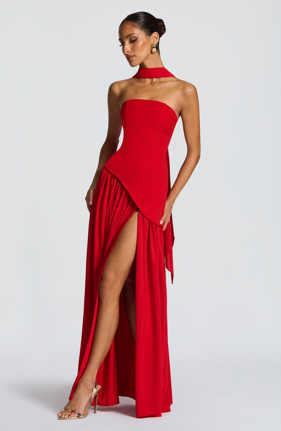 Maliyah Maxi Dress – Red