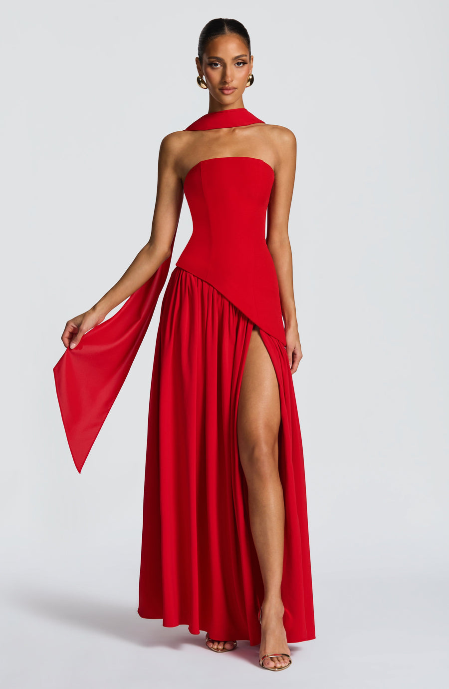 Maliyah Maxi Dress – Red